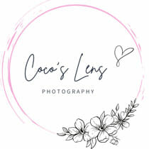 Coco's Lens Logo - Black