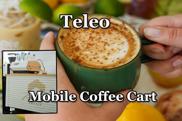 Teleo Mobile Coffee Bar for Your Wedding by Bride St. Louis.